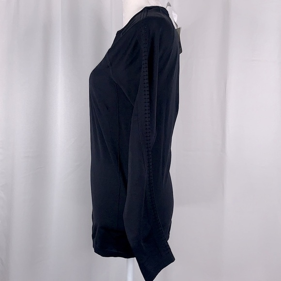 Fabletics Black Sync Seemless Long Sleeve Athletic Top- NWT - Picture 6 of 15